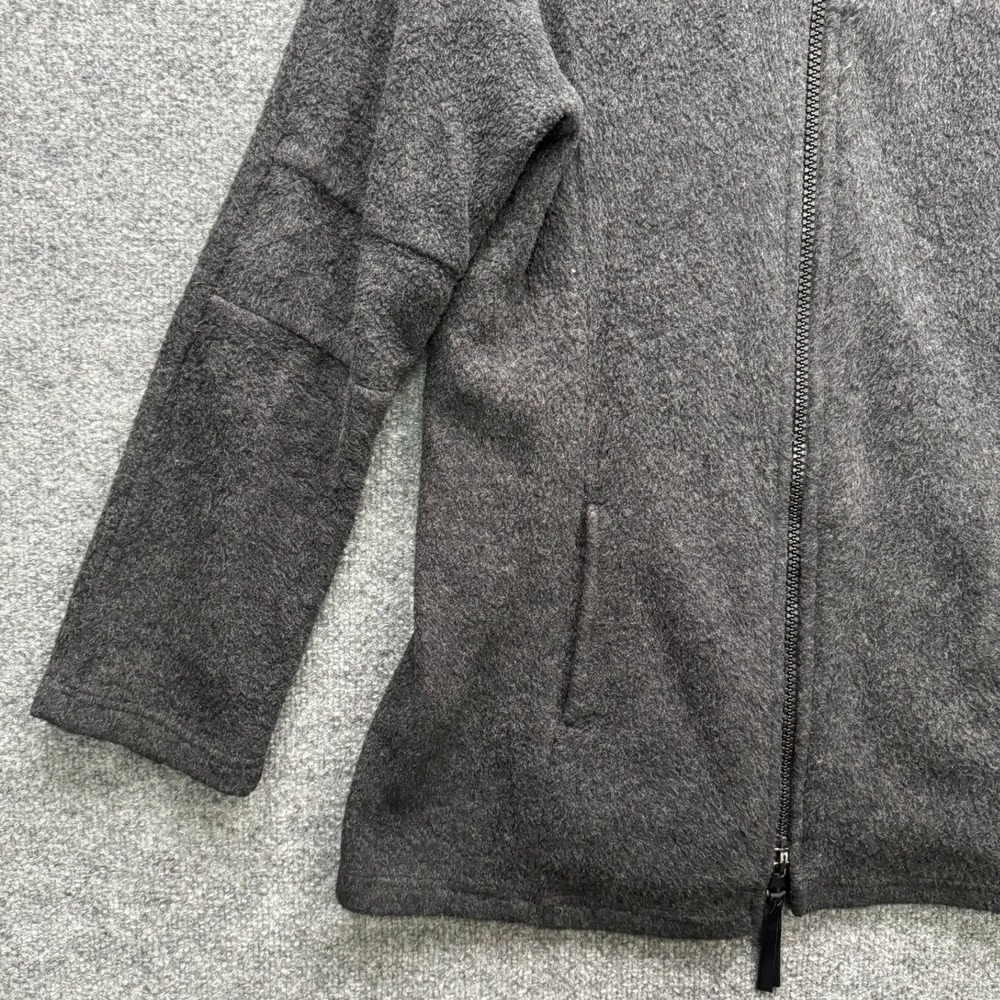 Co-op MFG Co Hooded Sweater Jacket Men's L Charcoal Heather Knit Full Zip Casual - Picture 11 of 12